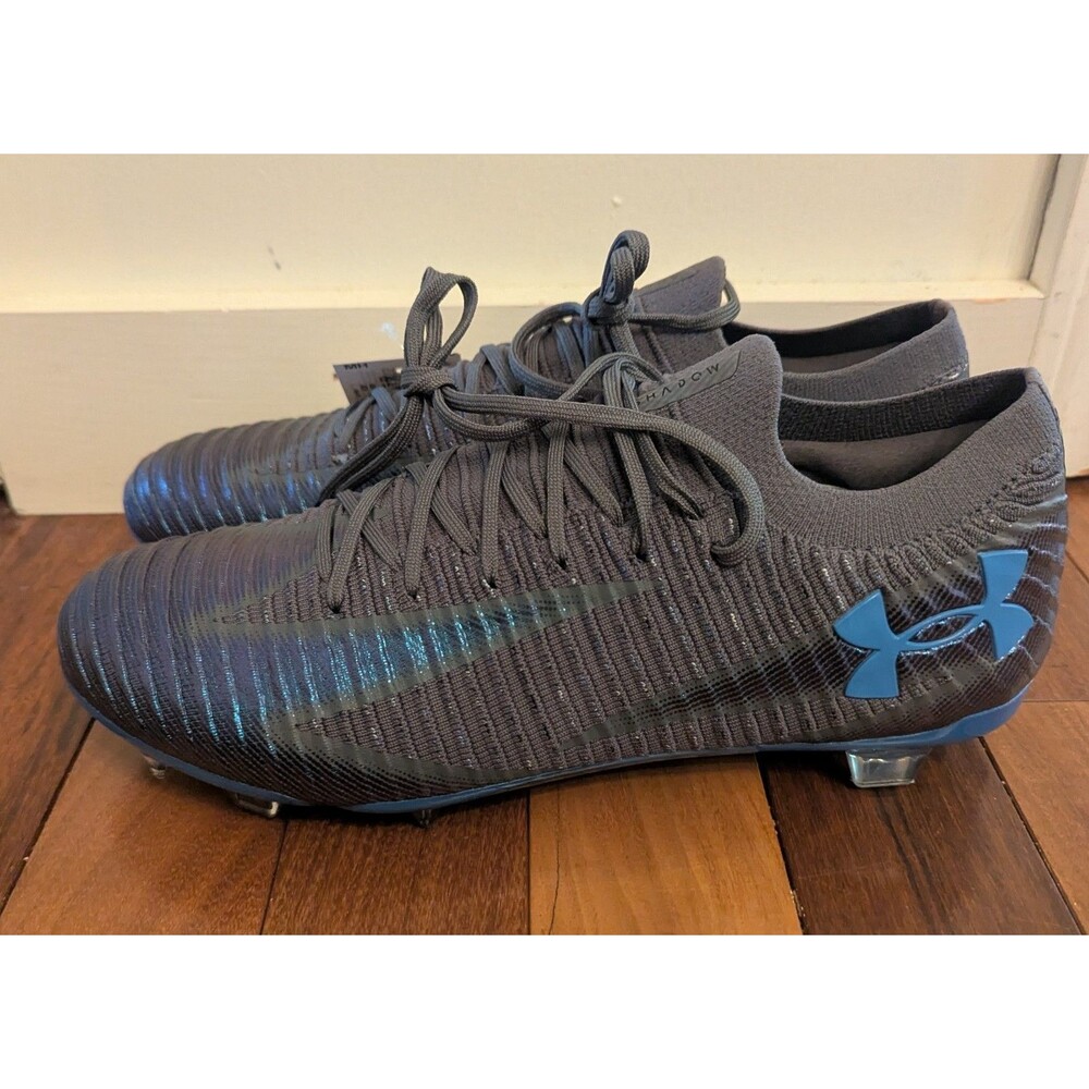 Under Armour Shadow Elite 3 Soccer Cleats Mens 10.5 Black/Blue
